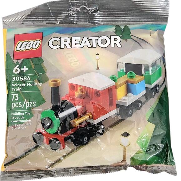 NIB LEGO CREATOR 30584 WINTER HOLIDAY TRAIN PACK BUILDING TOY BLOCKS GIFT 6+ - Picture 1 of 3